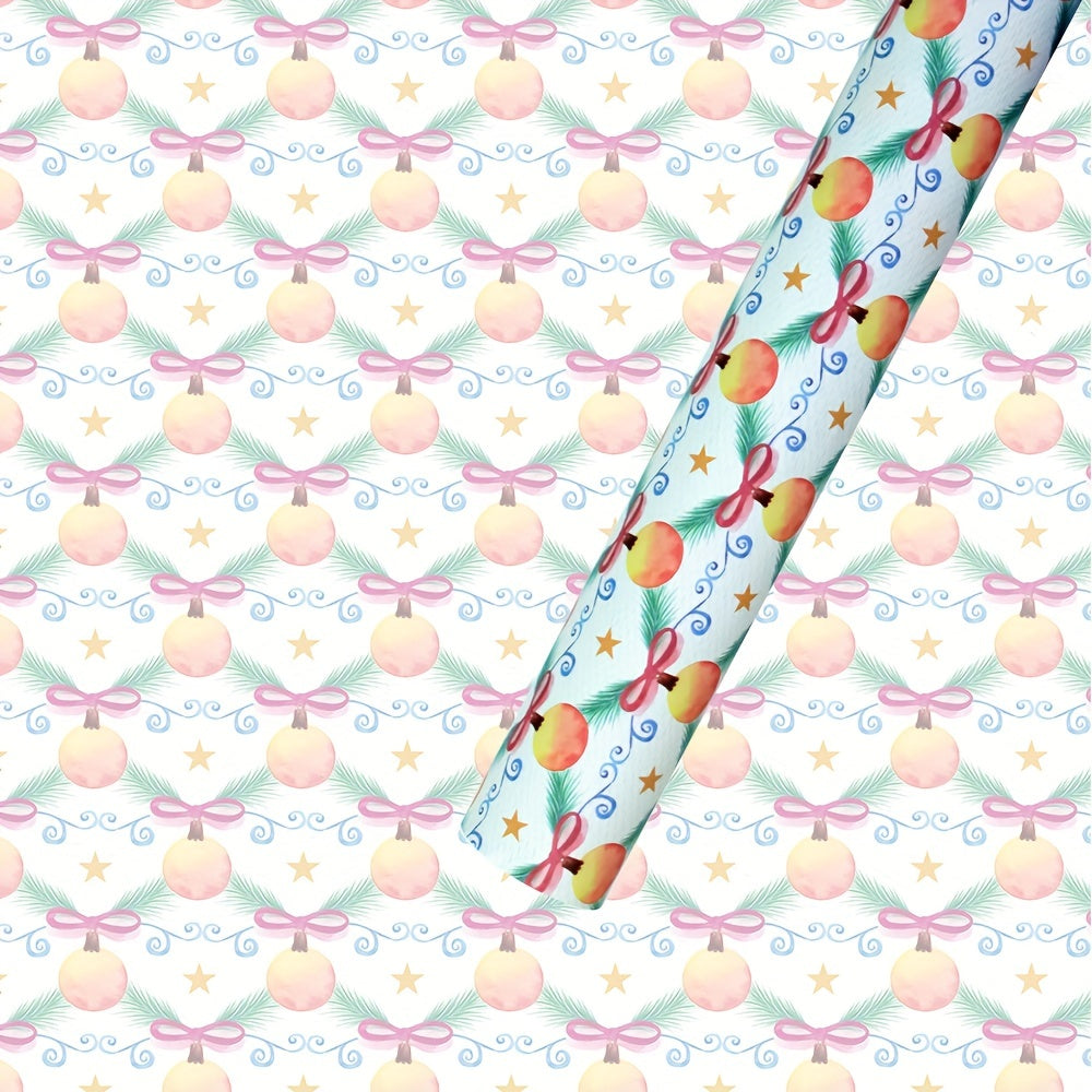 10pcs Christmas Wrapping Paper Birthday Gift Arts Crafts Decor