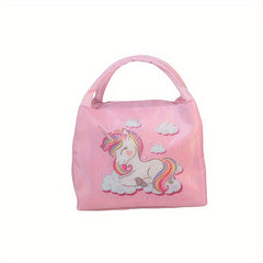 Cartoon Portable Lunch Box Insulated Bag For Work And School