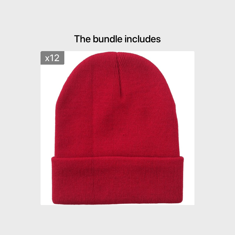 Unisex Knitted Winter Beanie Hat Lady Autumn Cap