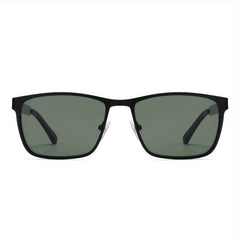 OUWEN Polarized Aviator Sunglasses Men Night Vision Driving Glasses VF2204