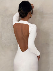 Wide Leg Backless Jumpsuit