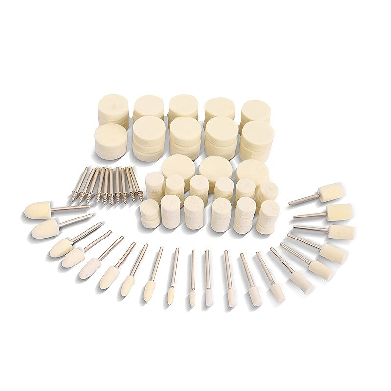 100pcs Polishing Buffing Wheel Rotary Tool Kit 1 8 Shank for Accessories