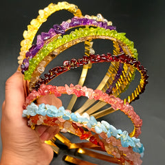 Crystal Crown Gothic Bridal Headband