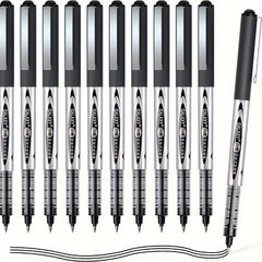 Shuttle Art Roller Ball Pens 10 Pack 0.5mm Fine Point