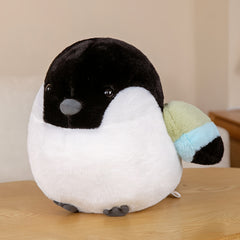 Creative Bird Plush Toy with Pink Accents