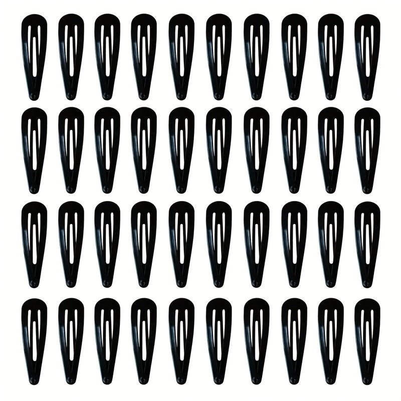 20pcs Solid Hair Clips Hair Snap Clip Non Slip Hair Decoration Accessories