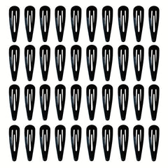20pcs Solid Hair Clips Hair Snap Clip Non Slip Hair Decoration Accessories
