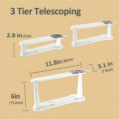 Telescoping Hanger Storage Organizer Holds Up To 50 Hangers