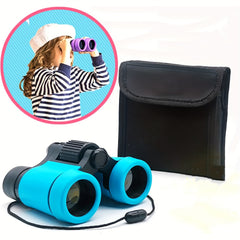 Kids Dual Telescope Toy Colorful Durable Plastic Adjustable Eyecups