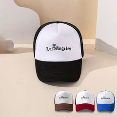 LOS ANGELES Trucker Hats Block Baseball Mesh Dad Hats