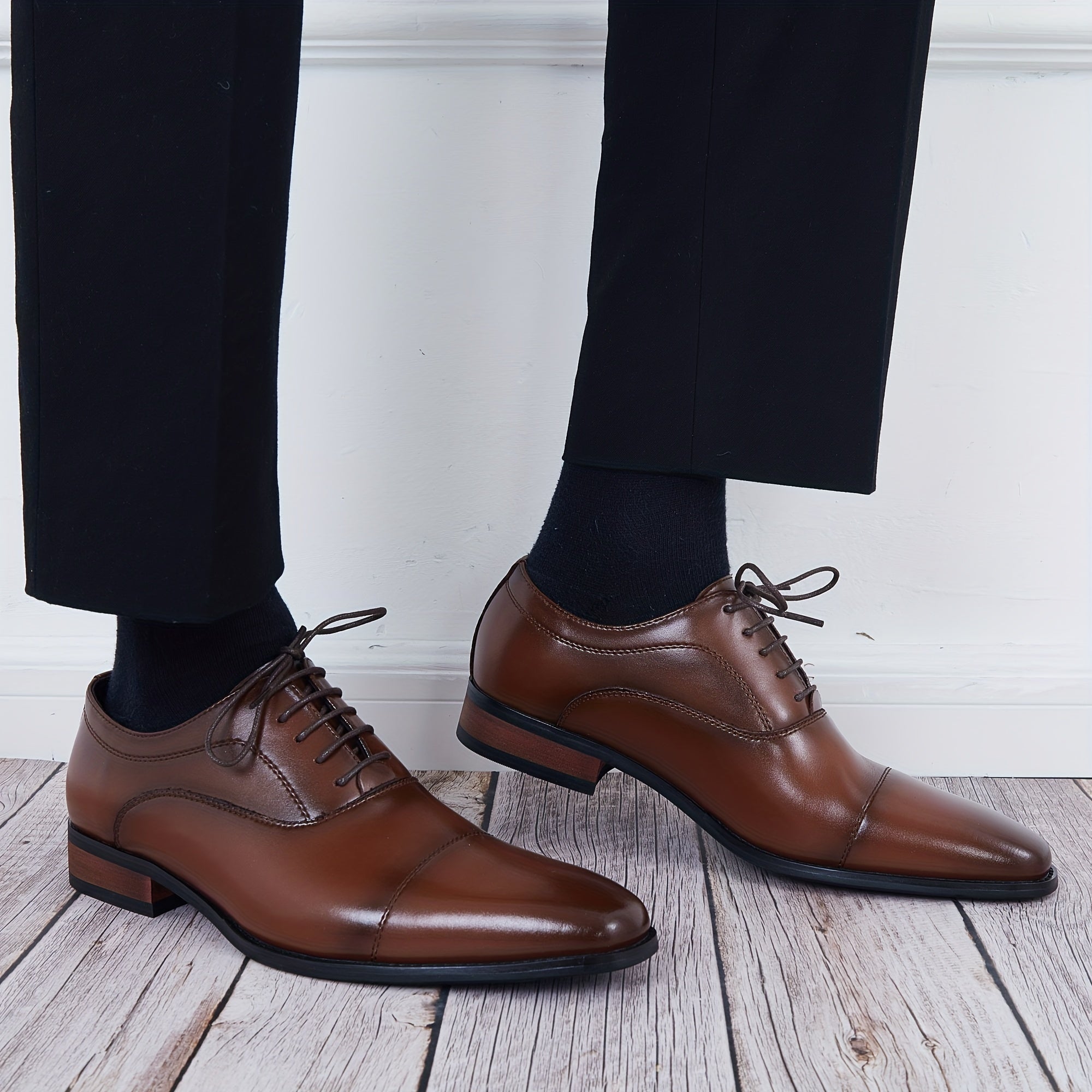 Men's Oxford Shoes Non Slip Dress Shoes For Wedding Business