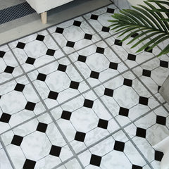 Peel And Stick Flooring Sticker 1-2mm Waterproof Bathroom Kitchen