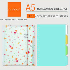Hongtai B5 Loose Leaf Paper Book 26 Holes A5 Refill Notebook