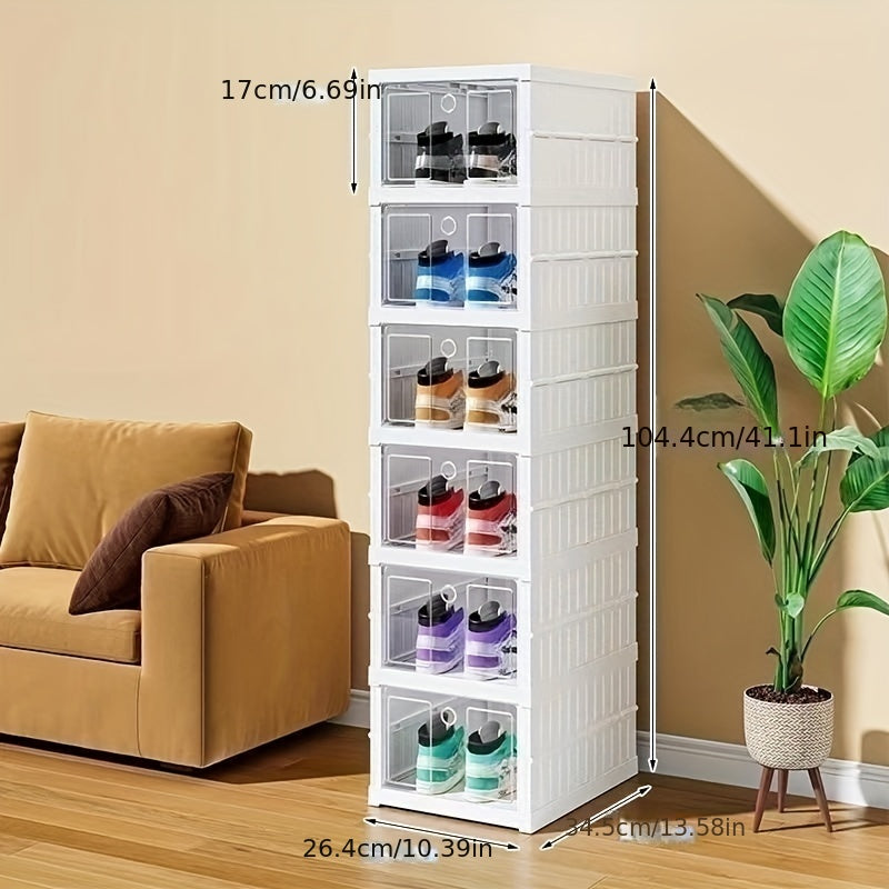 Plastic Storage Box With Doors Portable Box For Books Snacks Clothes Toys
