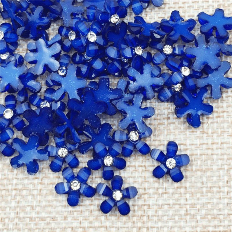 20pcs Resin Flower Phone Case Nail Art Ornament Accessories