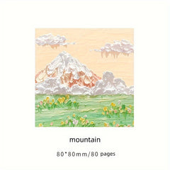 Landscape Self Stick Notes 15x3 - 80 Sheets - 2 Packs