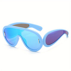 Y2K One Piece Sunglasses UV400 Sun Shades Goggles