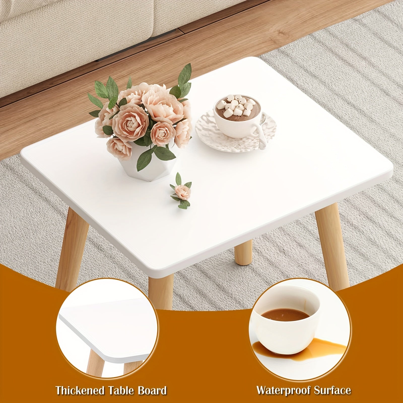Small Side Table Minimalist Coffee Table