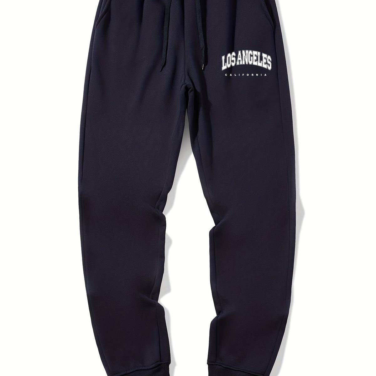 LA Casual Stretch Graphic Drawstring Joggers Men's Sweatpants