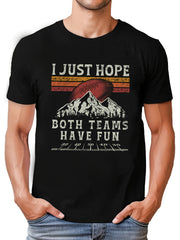 Fun for Both Teams Men's Graphic Tee Shirt