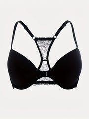 Lace T-Shirt Bra Front Buckle Push Up Bra