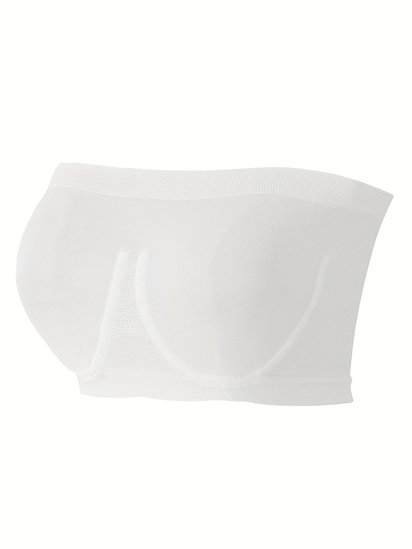  Seamless Non Padded Sporty Bandeau Bra