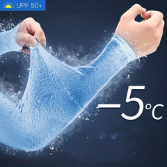 Women Sun Protection Arm Sleeves Outdoor Cycling UV Protection Arm Sleeves