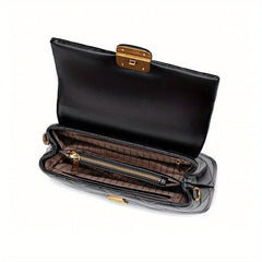 Fashionable Rhombus Pattern Handbag Women's Shoulder Crossbody Clutch