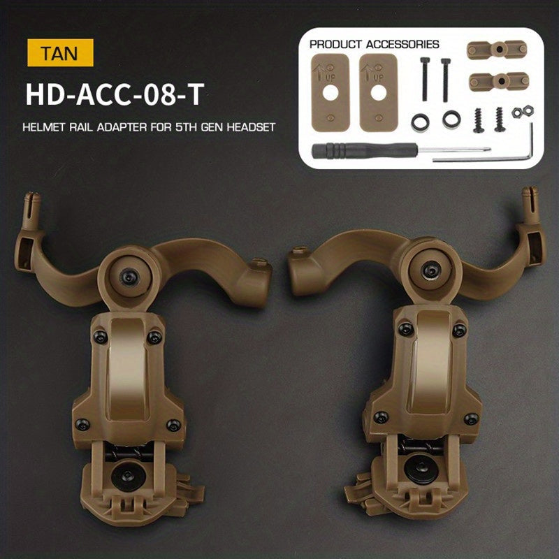 Tactical Noise Cancelling Helmet Rail Adapter