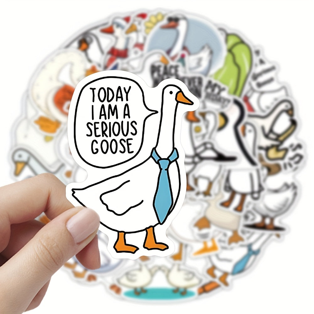 54 Goose Graffiti Stickers for Luggage Water Cup Guitar