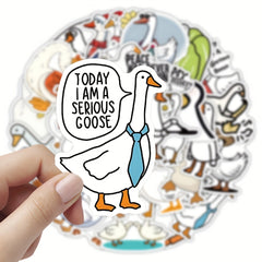 54 Goose Graffiti Stickers for Luggage Water Cup Guitar