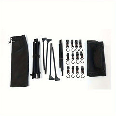 Double Layer Mesh Pocket Rack for Camping