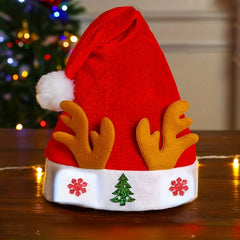 Creative Christmas Hat Cartoon Antlers Christmas Gift Daily Party Supplies