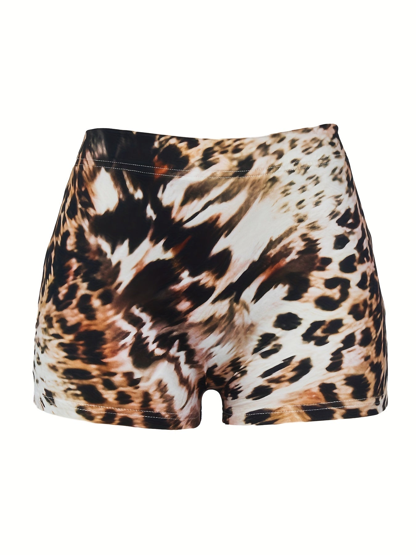 JESUS Print Skinny Shorts Casual Shorts Women's Clothing