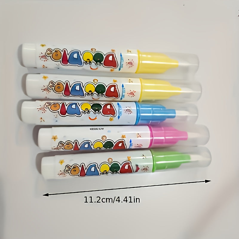 4pcs Reusable Magic Watercolor Books for Kids Educational Cartoon Coloring Set