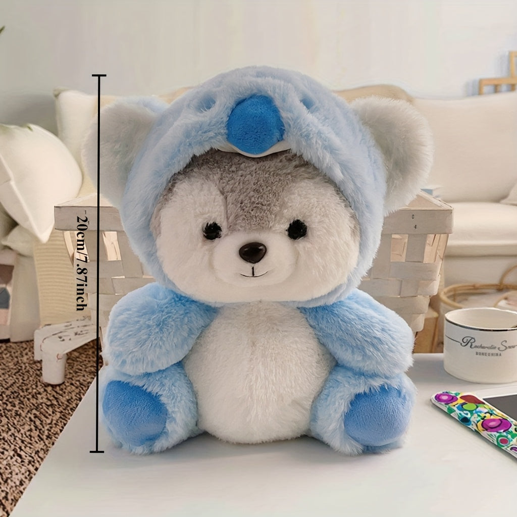 Cute Husky Plush Toy Soft Dog Gift for Kids
