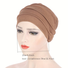 Women's Lightweight Turban Cap Head Scarf Skullies Hat