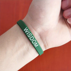Sporty Style Waterproof Silicone Bracelet for Encouragement
