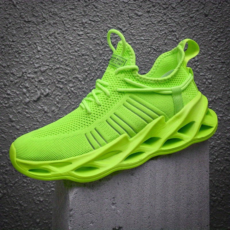 Men's Breathable Blade Sneakers Lace up Running Shoes