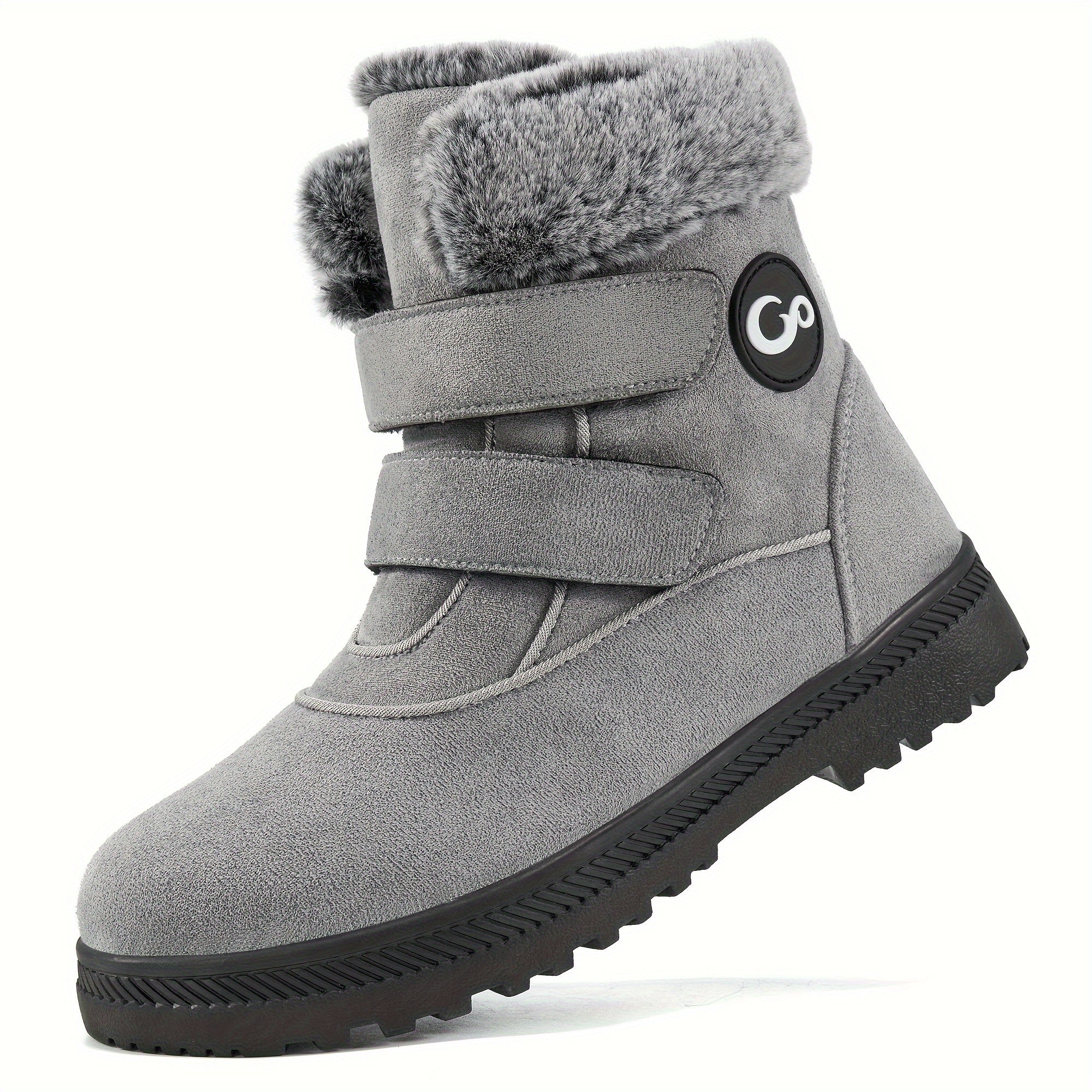 Plush Lined Waterproof Snow Boots Fall Winter Outdoor Shoes