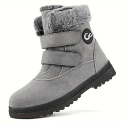 Plush Lined Waterproof Snow Boots Fall Winter Outdoor Shoes