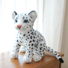 Leopard Plush Toy Snow Leopard Home Decor Stuffed Animal Soft Texture