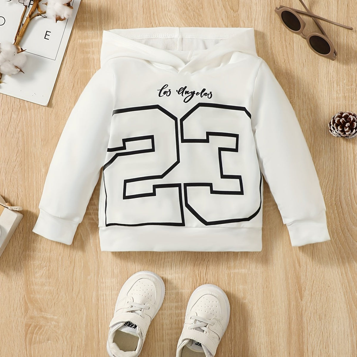 Boys Casual Pullover Hooded Long Sleeve Sweatshirt For Spring Fall Kids Clothing