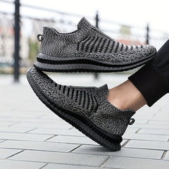 Men's Knitted Lightweight Slip On Casual Shoes