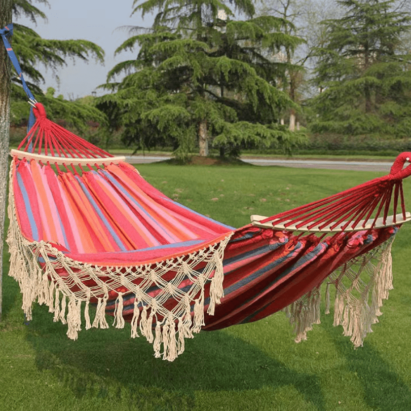 Nordic Style Boho Hammock Cotton Rope Woven Hanging Swing