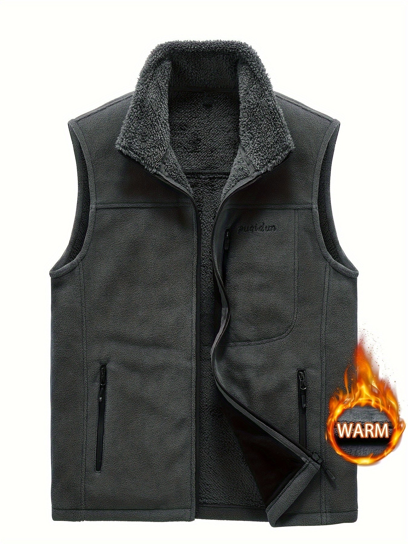 Men's Plush Lined Casual Tops for Winter Activities