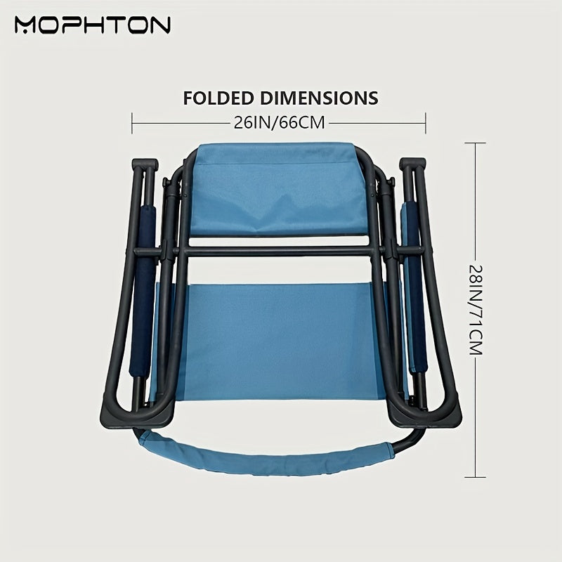 Portable Folding Beach Chair with Cup Holder