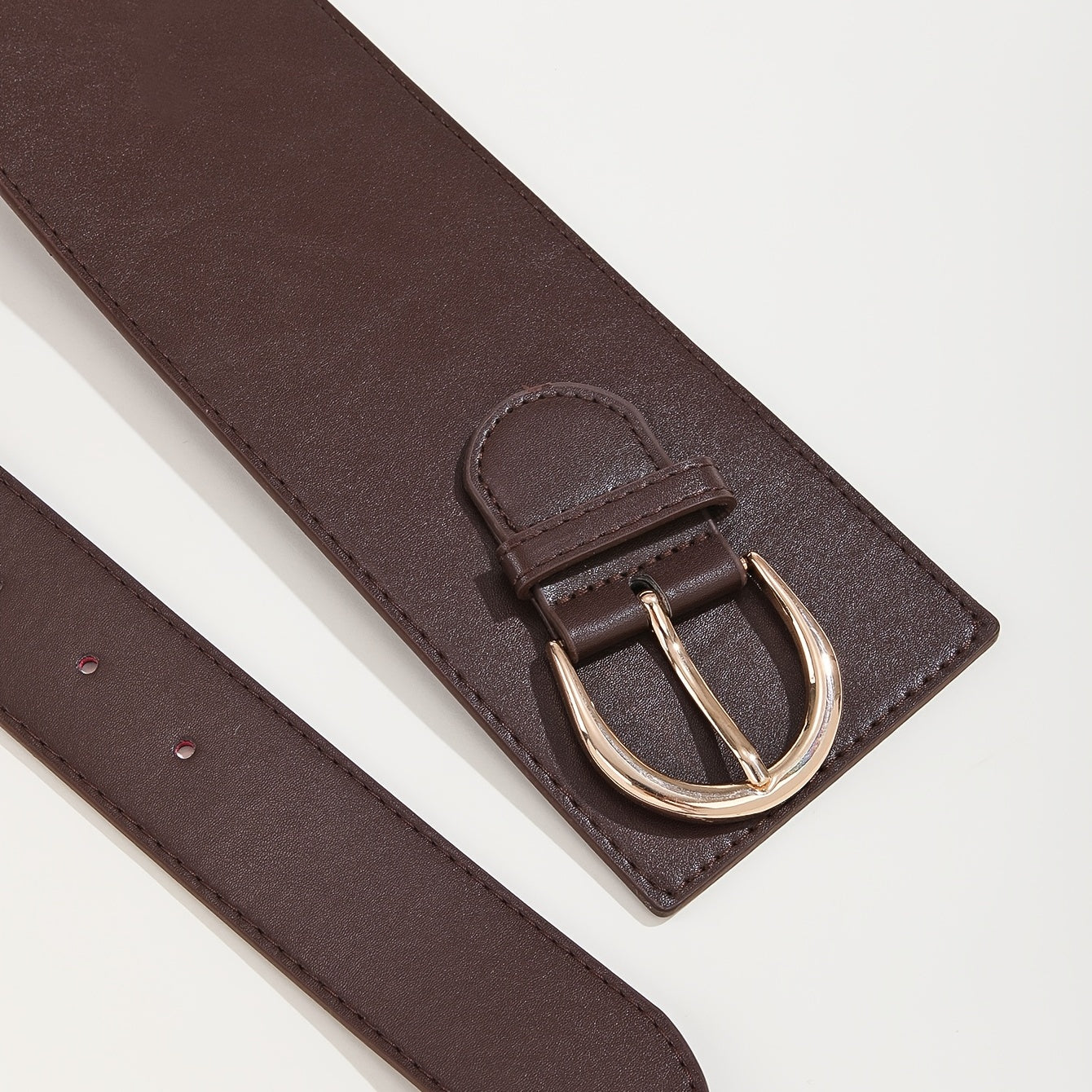Wide PU Leather Belt Vintage Costume Waist Belt For Women Girls