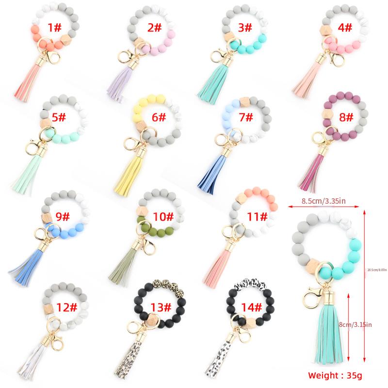Silicone Car Key Ring - Durable Keychain Holder for Car Keys