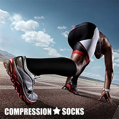 3 Pairs Anti-Slip Compression Socks for Outdoor Activities